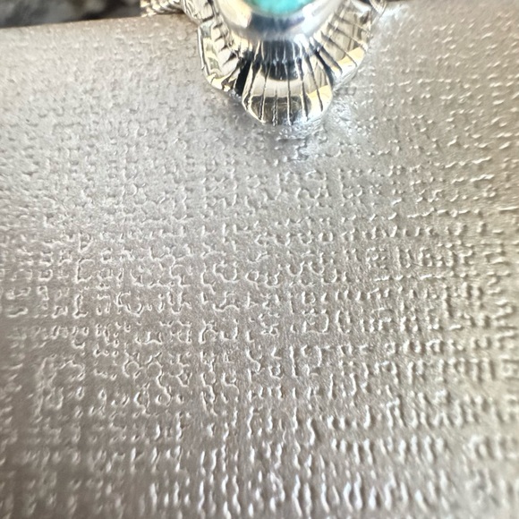 Artisan Crafted Royston Turquoise Solitaire Ring Sterling Silver 8.65ctw  SIZE 6 - Picture 6 of 12